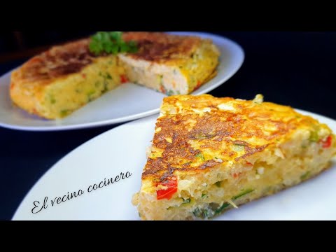 Deliciosa Receta de Tortilla de Arroz con Perejil